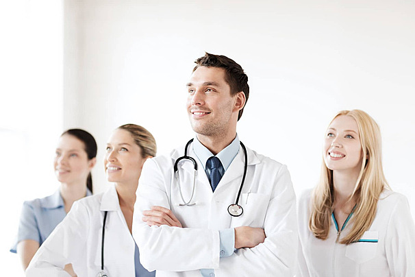 pngtree young team or group of doctors confident physiotherapists staff photo image 18782722